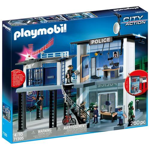 Playmobil City Action 71395 - Commissariat De Police Avec Système D'alarme