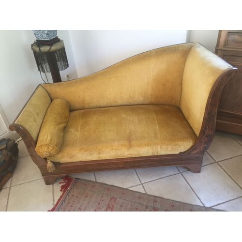 Méridienne Charles10 En Palissandre Très Bon Etat