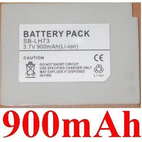 Batterie 900mAh pour SAMSUNG SB-LH73, SBLH73, SDC-MS61, SDC-MS61S