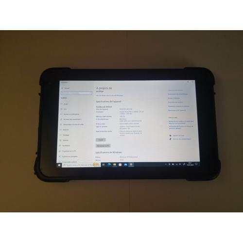 Tablette Durcie Fieldbook K80G2 - MIL-STD810G 4G - 8" Intel Atom X5-Z8350 - 1.44 GHz - Ram 4 Go - DD 128 Go