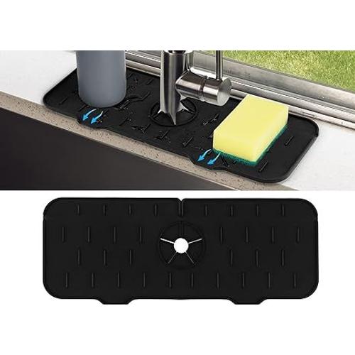 Tapis de drainage en silicone de qualité alimentaire silicone de qualité alimentaire noir 1pc