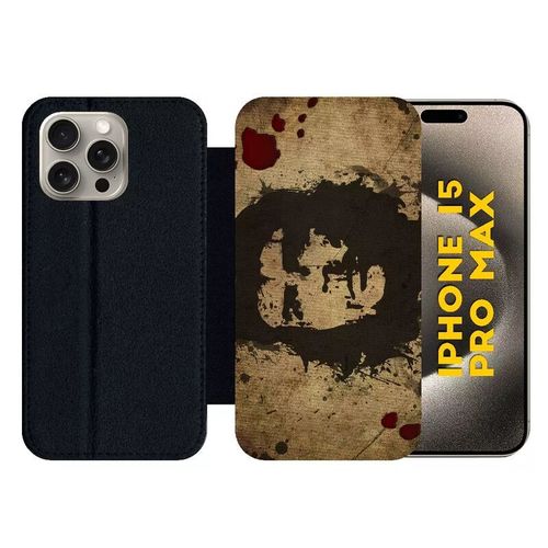 Etui À Rabat Pour Iphone 15 Pro Max - Che Guevara Liberte - Silicone - Noir