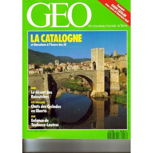 Geo,Un Nouveau Monde La Terre  N° 157 : La Catalogne