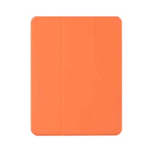 Étui De Protection Compatible Avec Ipad Mini 6 Sans Porte-Crayon, Tpu + Pu, Housse De Veille/Réveil Automatique Orange