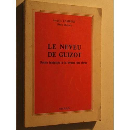 Le Neveu De Guizot