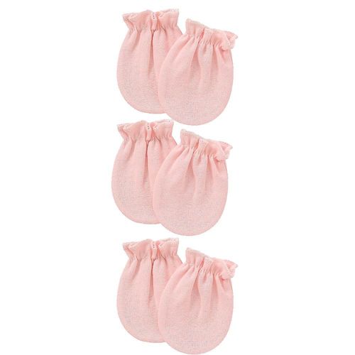 Gants Nouveau-Nés Pour Éviter De Gratter Le Visage Rose