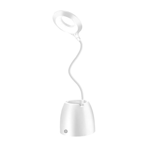 Porte-Stylo Lampe De Table Led Lampe De Table D'apprentissage Réglable 4000mah Blanc