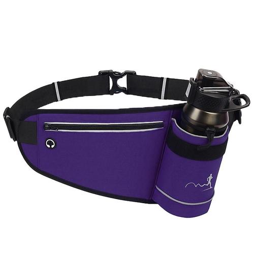 Nouveau Poche De Course En Plein Air Mode Bouilloire De Fitness Multifonctionnelle Poche En Nylon Violet