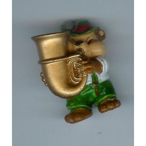 Kinder - Ours Bavarois Musiciens - Série Allemande "Top Ten Teddies" Dicke Backen Beppo