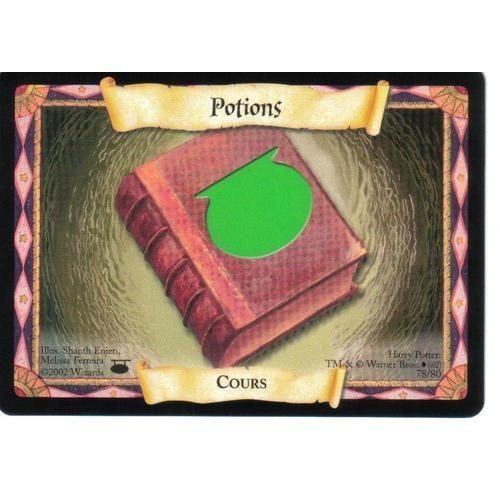 Carte - Harry Potter - Cours - Potions - Edition De Base - 115/116