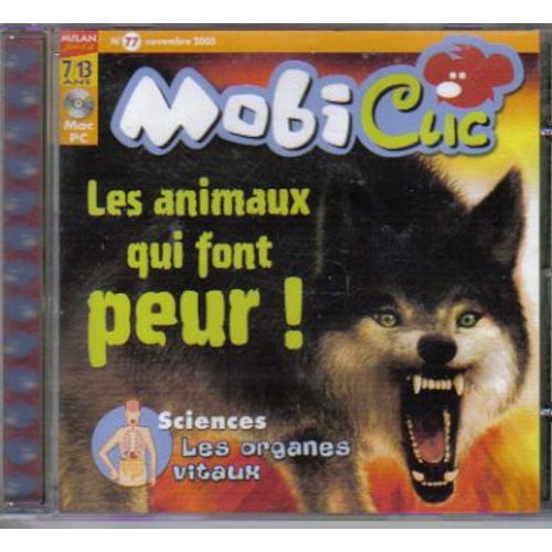 Mobiclic N°77  N° 77 : Les Animaux Qui Font Peur