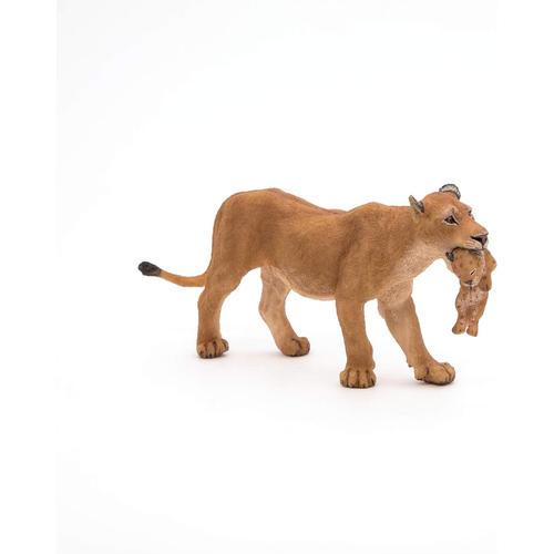 Figurines A Collectionner - Lionne Et Lionceau - Animaux De La Savane - Animaux Sauvages - Pour Enfants - Filles Et Gar¿Ons - A Partir De 3 Ans (13*3*6cm)