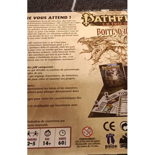 Pathfinder - Le Jeux De Rôle - Boîte D'initiation