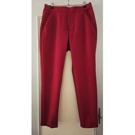 Pantalon femme Zara couleur rouge neuf taille XS