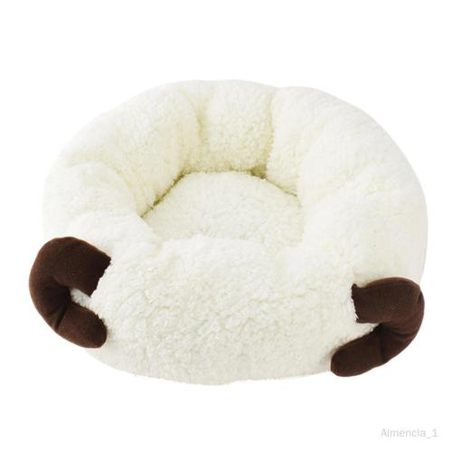 Nid De Pour Animaux De Compagnie, Lit Auto-Chauffant Pour Chien Et , Coussin En Peluche Pour Caniche, Chihuahua Blanc Petit