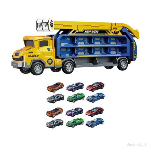 Big Hauler Carrier Trucks Cars Stockage Et Transporteur Jouet Pour Les Jaune