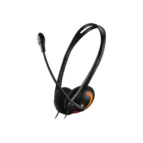 Canyon CNS-CHS01BO - Micro-casque - sur-oreille - filaire - noir, orange