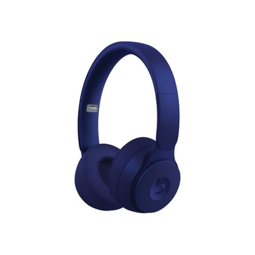 Beats Solo Pro - Collection More Matte - écouteurs avec micro - sur-oreille - Bluetooth - sans fil - Suppresseur de bruit actif - bleu foncé