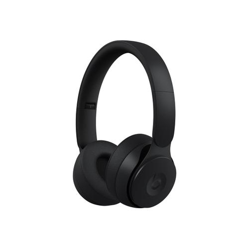 Beats Solo Pro - Écouteurs avec micro - sur-oreille - Bluetooth - sans fil - Suppresseur de bruit actif - noir