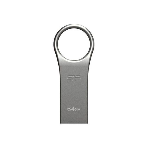 SILICON POWER Firma F80 - Clé USB - 16 Go - USB 2.0 - gris argenté