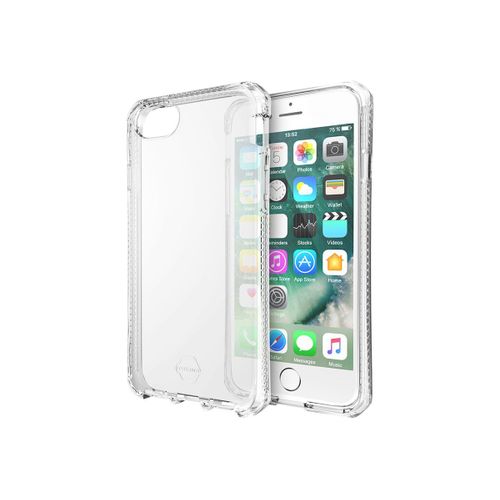 Itskins Spectrum - Coque De Protection Pour Téléphone Portable - Polyuréthanne Thermoplastique (Tpu) - Transparent - Pour Apple Iphone 7, 8