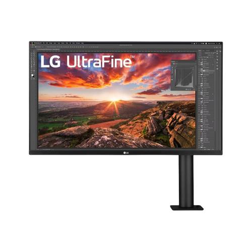 LG UltraFine Ergo 32UN880P-B - UN880P Series - écran LED - 32" - 3840 x 2160 4K @ 60 Hz - IPS - 350 cd/m² - HDR10 - 5 ms - 2xHDMI, DisplayPort, USB-C - haut-parleurs