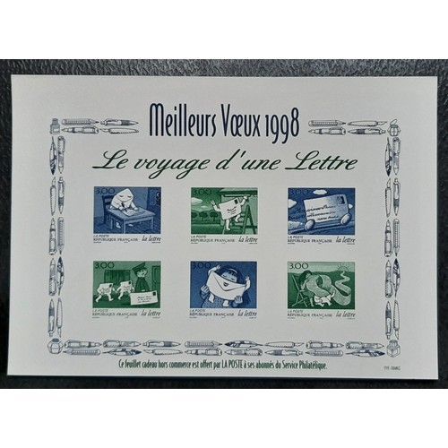 Epreuve Timbres N° 3060-3065 - Réservées Aux Abonnés De La Poste - 1998