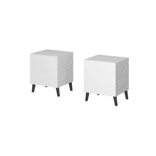 Cama Table de chevet NOVA 44x40x52 blanc mat