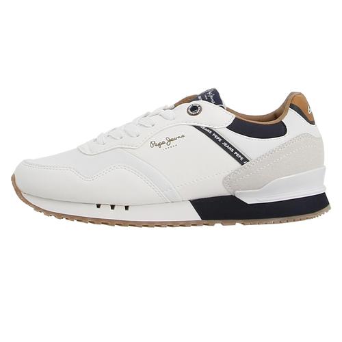 Chaussures Running Mode Pepe Jeans London Court M Blanc