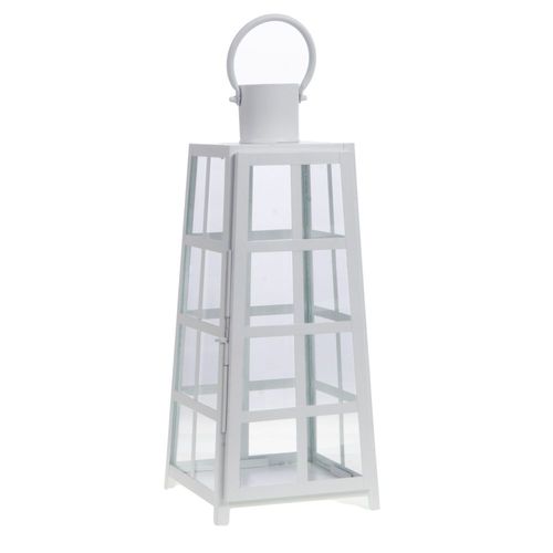 Lanterne Nayo Métal Blanc