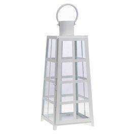 Lanterne Nayo Métal Blanc
