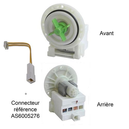Pompe de vidange Malice PLASET 64317 AS6005275 pour Lave linge BRANDT, FAGOR, SANGIORGIO, THOMSON, VEDETTE