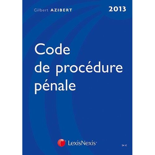 Code De Procédure Pénale 2013