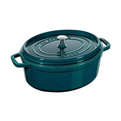 Staub - Cocotte Ovale La Cocotte Bleu La Mer 31 Cm - Bleu