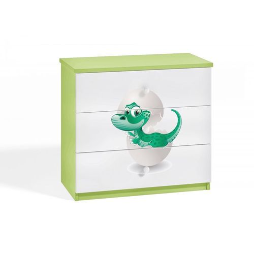 Commode Babydreams Petit Dinosaure Vert