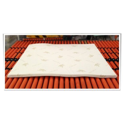 Topper Ailime Correcteur Pour La Mémoire Français Matelas 140 X 190 X 3 Cm Amovible Aloe Vera White