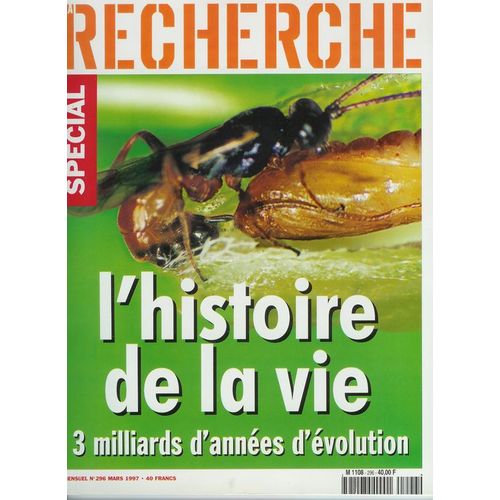 N° 296 - L'histoire De La Vie, 3 Milliards D'années D'évolution