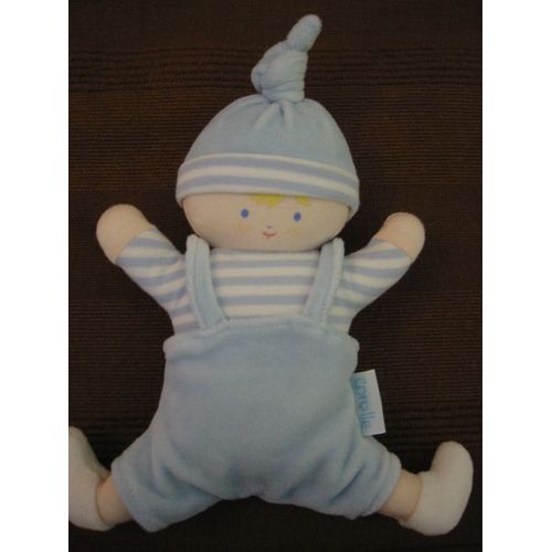 Doudou Bonhomme Babicorolle Bleu En Salopette Modele 2001