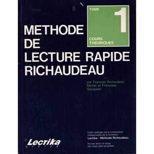 Methode De Lecture Rapide Richardeau T1