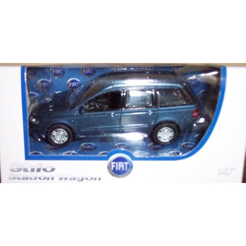 Fiat Stilo Station Wagon Bleu Metallisé-Norev