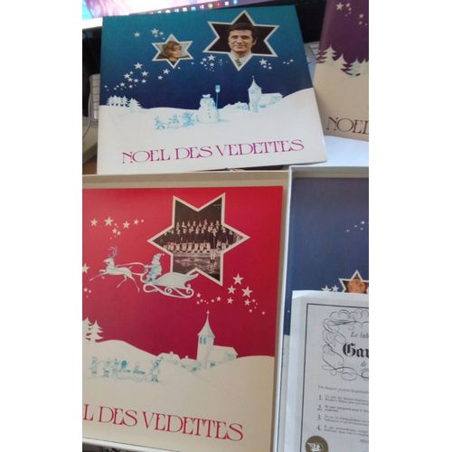 Noël Des Vedettes Avec Tino Rossi Piaf Enrico Macias Les Petits Chanteurs De La Croix De Bois 4 Disques