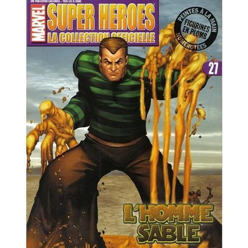 L'homme Sable - Figurine En Plomb Marvel Super Heroes La Collection Officielle N°27