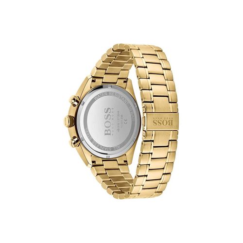 Montre Homme Hugo Boss Champion 1513848 bracelet acier doré jaune
