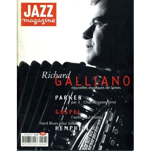 Jazz Magazine  N° 448 : Richard Galliano