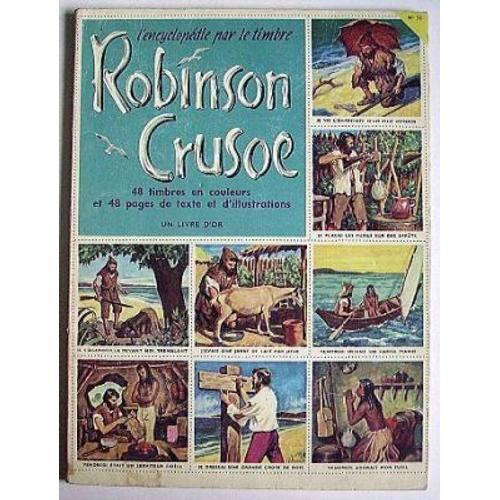 Encyclopedie Timbre Cocorico Robinson Crusoe  N° 35