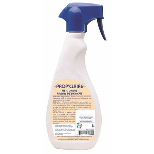 NETTOYANT PAROI DOUCHE PULVERISATEUR 500 ml