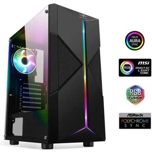 Pc Gamer Intel core i5-9400F - 2.90 Ghz - Ram 16 Go - SSD 500 Go + DD 2 To