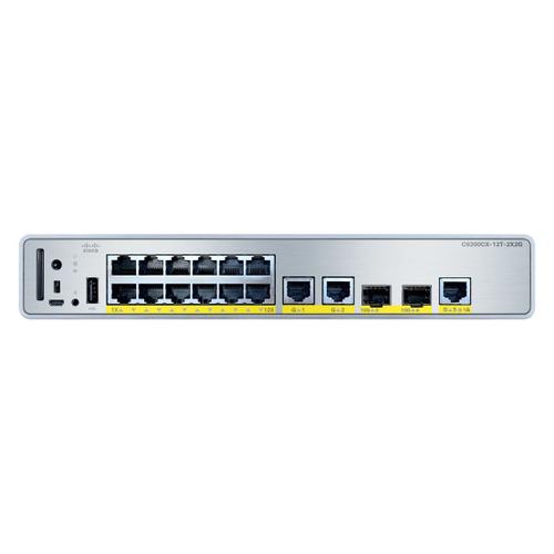 Cisco Catalyst 9200CX - Network Essentials - commutateur - compact - C3 - Géré - 12 x 1000Base-T + 3 x 1000Base-T + 2 x 1 gigabit/10 gigabit SFP+ (liaison montante) - Montable sur rack - UPOE+