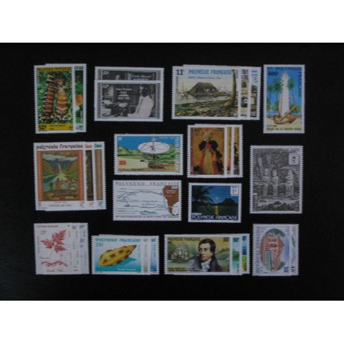 Polynésie - Série Complète Poste 1988 Neufs