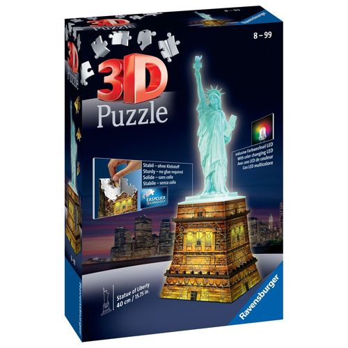 Puzzle Puzzle 3d Statue De La Liberté Illuminée